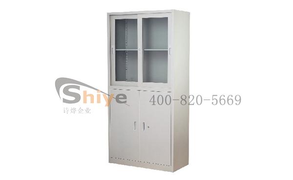 上玻璃下掩门文件柜 DO-043 上玻璃下掩门文件柜 DO-043