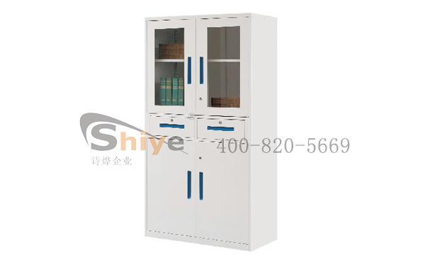 上玻璃下掩门外二抽文件柜 DO-044 上玻璃下掩门外二抽文件柜 DO-044